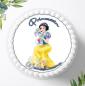 Preview: Prinzessin Schneewittchen mit Wunschname, Tortenaufleger Ø 20cm, 0308z
